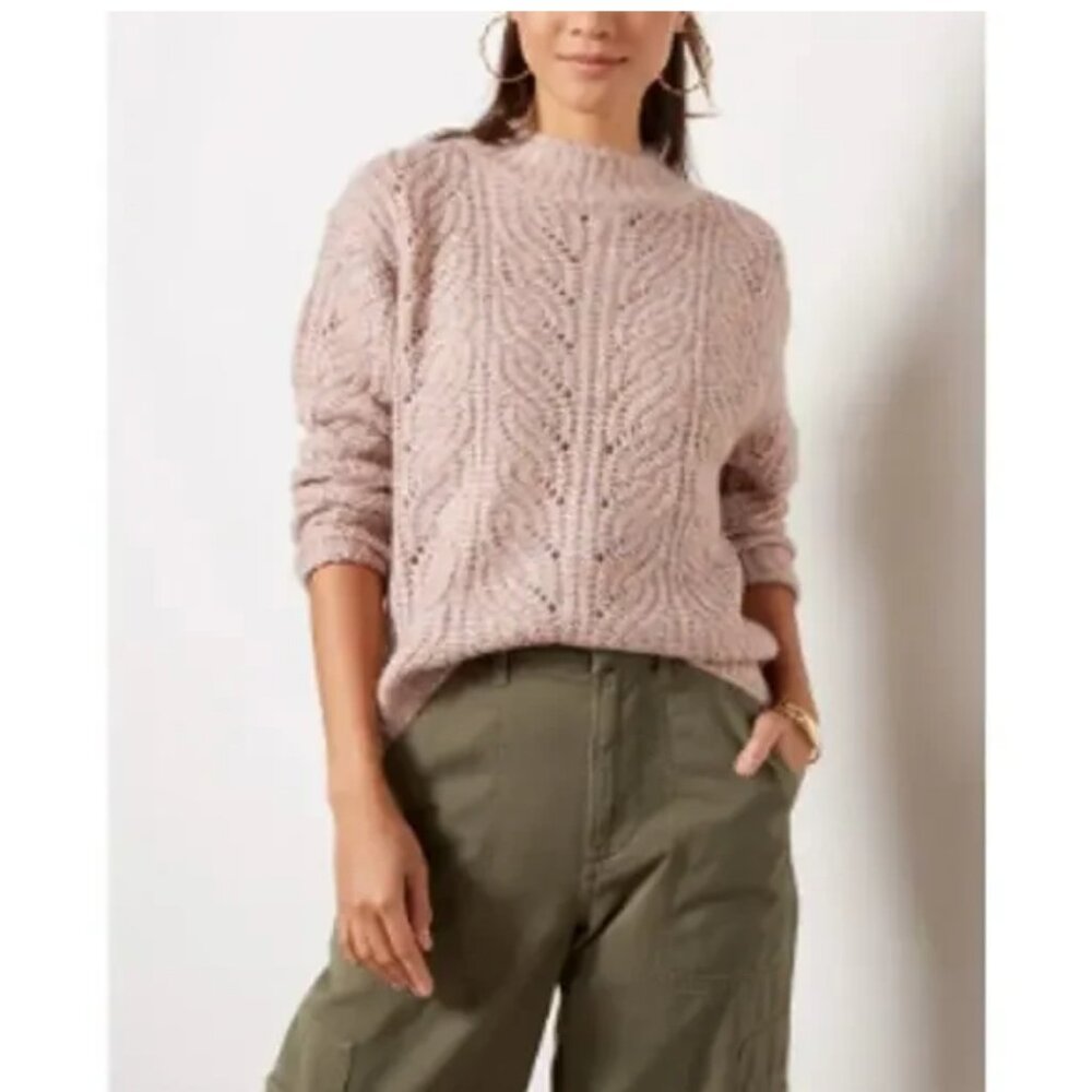 Z Supply Evereve Dove Pullover Sweater Women Size Large NEW